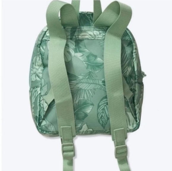 NWT Victoria\'s Secret VS PINK Mini Backpack Dusty Teal Floral main image 5